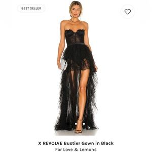 For Love & Lemons Bustier Gown